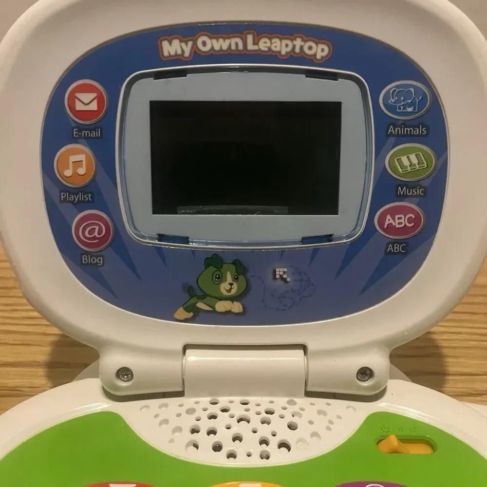 LEAPFROG MY OWN LEAPTOP TOY LAPTOP. Gently Used. Educational Tested Works Good